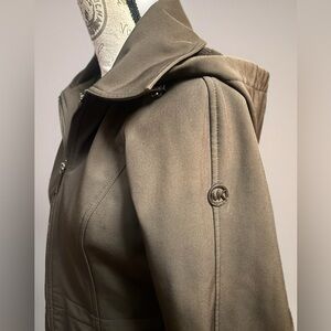 Michael Kors Olive Trench Coat